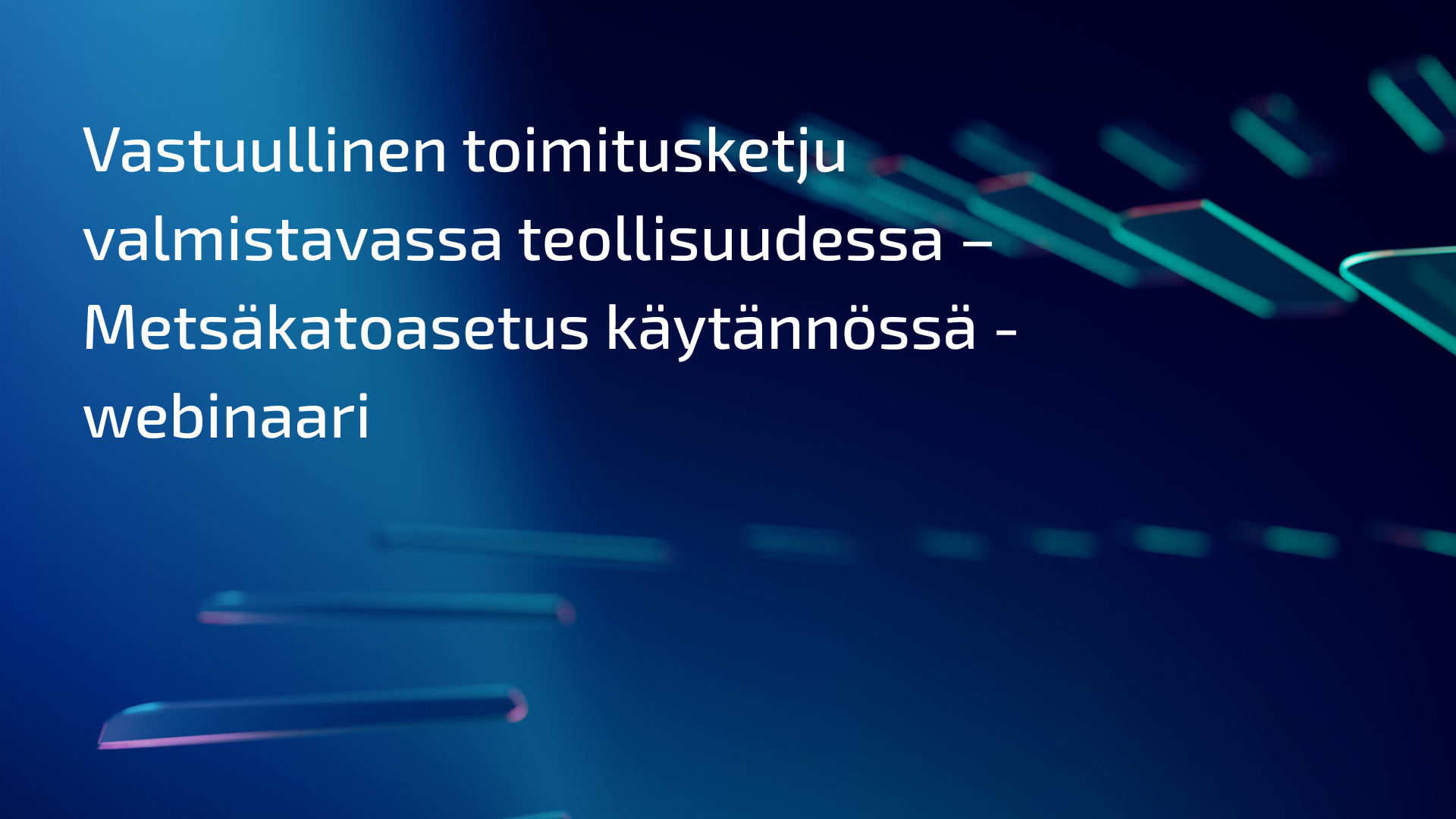 Tehokkuutta materiaalisuunnitteluun ja logistiikkaan (22)